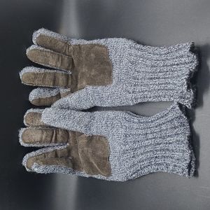 J Crew Mercantile Leather Palm Kitted Gloves